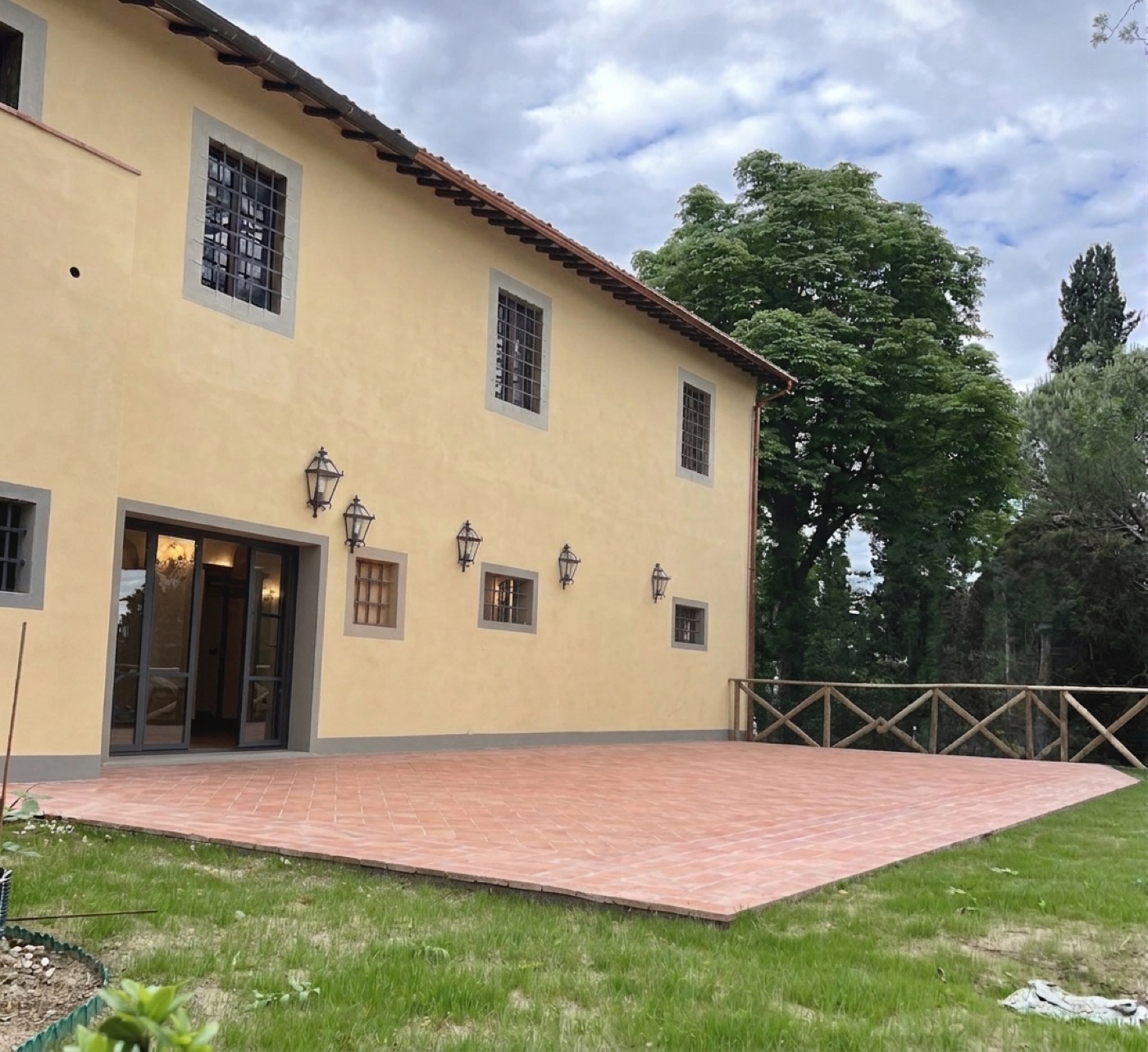 Terrazza prima dell'installazione Solten