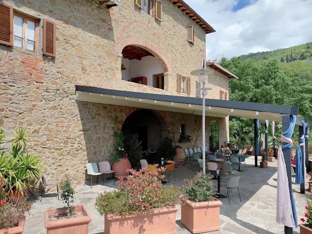 Dehor Solten installato presso un ristorante in Toscana